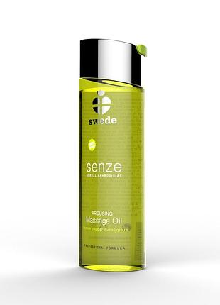 Массажное масло - swede senze arousing lemon pepper eucalyptus, 150 мл sexstyle
