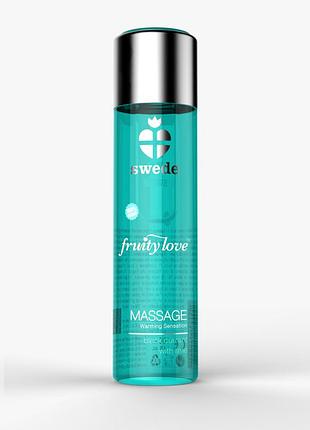 Массажное масло - swede fruity love black currant with lime, 120 мл sexstyle