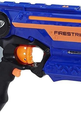 Бластер hasbro nerf n-strike elite firestrike с лазерным прицелом и 3 стрелами elite