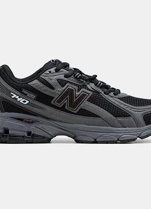 Серые мужские кроссовки new balance 740 thinsulate grey black termo gore-tex x нью беланс 45