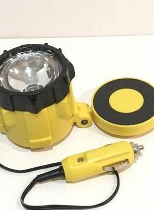 Фонарь автомобильный в прикуриватель с магнитом и катушкой 3 м 12v уценка