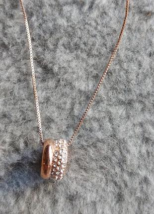 Кулон в стиле swarovski с цепочкой
