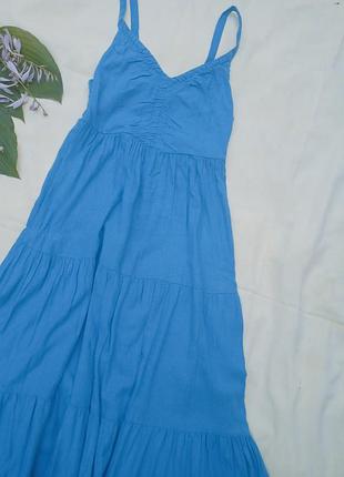 Шикарний лляний сарафан, 44-50разм,dunnes stores
