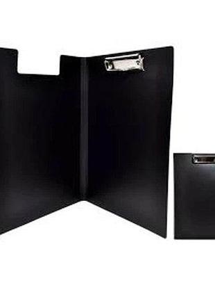 Папка-планшет а4 з кришкою, clip board чорна, e30153-01 economix