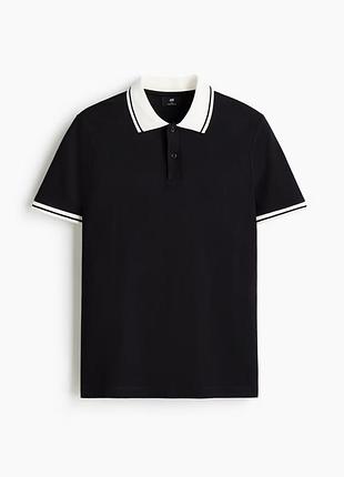 H&m новая c биркой стильная поло футболка мужская
