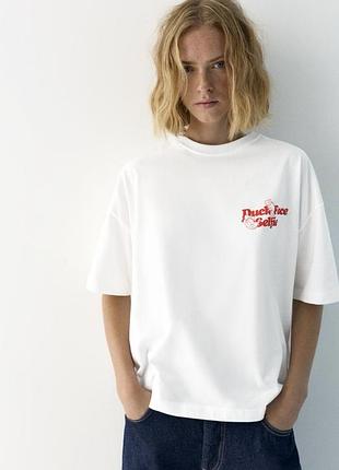 Б ар нова футболка pull&bear disnay donald duck
