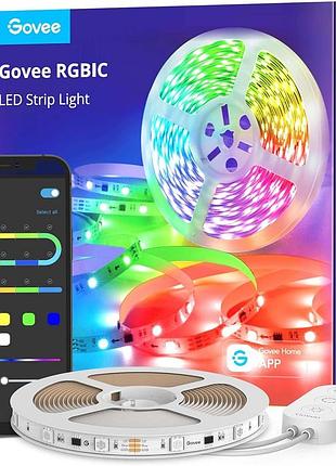 Светодиодные ленты govee h6125 rgbic, (4,8 м) с изменением цвета через bluetooth