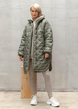 Куртка-сорочка xxl-3xl. оливка