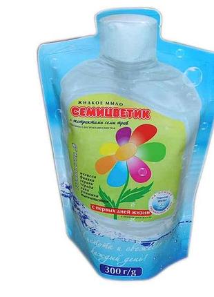 Мило рідке 300 мл. дойпак (семицветик) тм fitodoctor