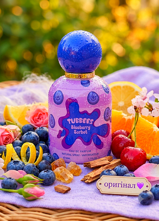 Tubbees blueberry sorbet 50 мл оригинал парфюмированная вода женские ягодные сладкие гурманские духи черника сорбет стойкие шлейфовые духи