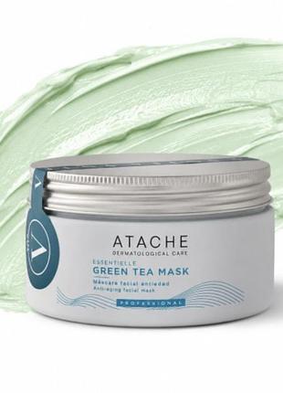 Atache essentielle reaffirming mask green tea відновлююча та заспокійлива маска з екстрактом зеленого чаю
