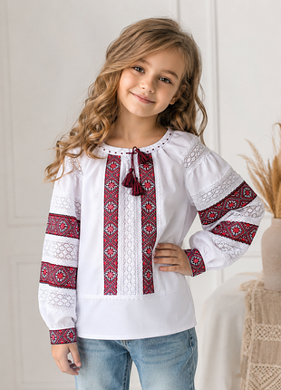 Вишиванка дитяча для дівчинки 7-8 років