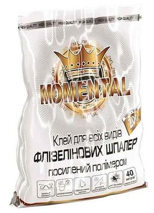 Клей для шпалер 200г momental flizelin тм дивоцвіт