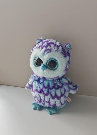 Ty beanie boo's сова oscar 15 см