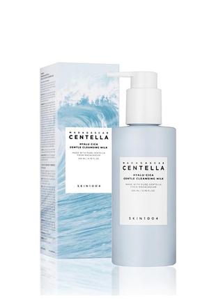 Делікатне очищувальне молочко для чутливої шкіри skin1004 - hyalu-cica gentle cleansing milk, 200 мл