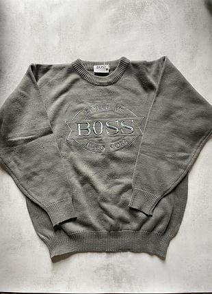 Чоловічий светр вінтажний hugo boss 90’s