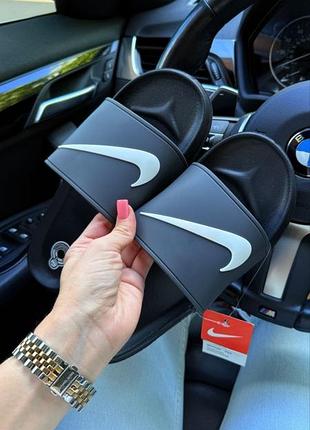 Шлепанцы nike dunkel blau