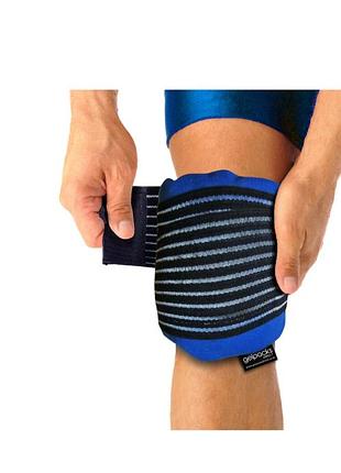 Это многоразовый гелевый пакет gelpacks direct для горячей или холодной терапии колена.упаковка содержит компрессионный бандаж для надежной фиксации.