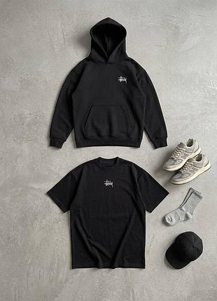 Худі + футболка stussy унісекс