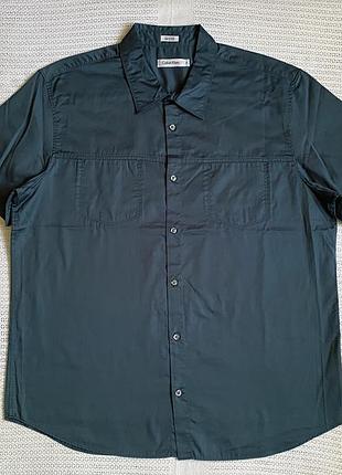 Сорочка чоловіча к/рукав calvin klein, xl