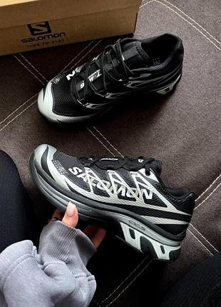Стильні кросівки mm6 maison margiela x salomon black