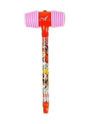 Молоточек розовый пищалка арт.103a тм 7toys