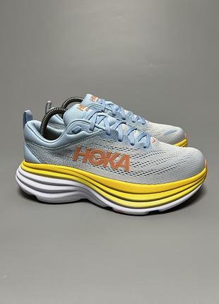 Кросівки на широку стопу для комфортної ходьби бігу тренувань hoka one one bondi 8 wide оригінал 1127954 ssca