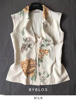 Шовкова жилетка топ byblos