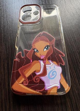 Чохол на iphone 16 б/у силікон winx