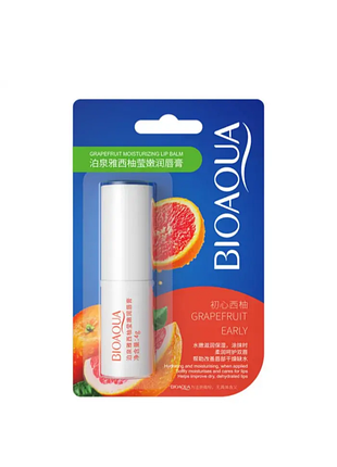 Бальзам для губ bioaqua grapefruit зволожуючий 4 г