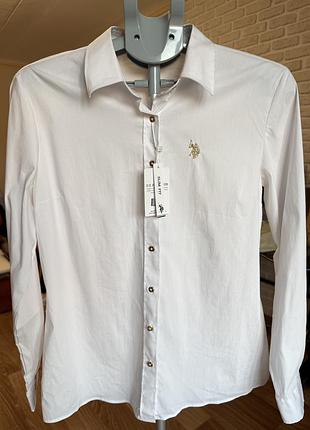 Біла рубашка ralph lauren