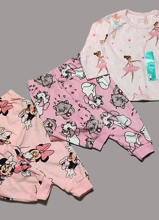 Пижама домашняя одежда 6-9 мес primark велюр