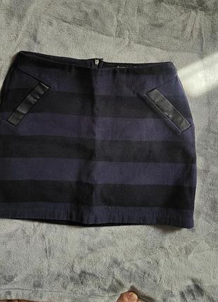 Короткая юбка stradivarius 36 размер
