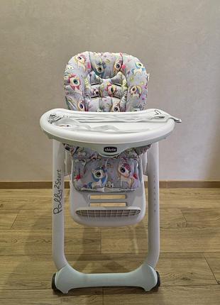 Стульчик для кормления chicco polly 2 start