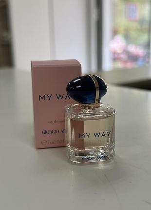 Жіноча парфумована вода giorgio armani my way об'ємом 7 мл (мініатюра)