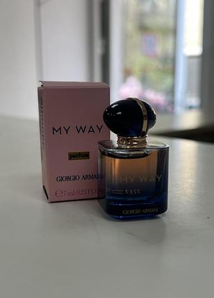 Мініатюра парфумів giorgio armani my way об'ємом 7 мл.