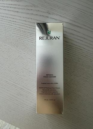 Гель-піна для вмивання на основі c-pdrn rejuran refining foam cleanser 120ml
