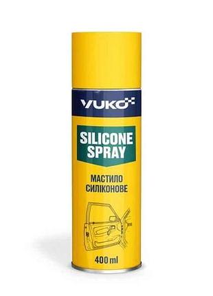 Змазка силиконовая silicone spray баллон жердечка 400мл тм vuko