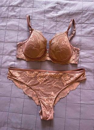 Комплект нижнего белья chloe &amp; lola caramel, p. 36 d / 16