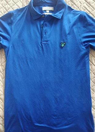 Спортивне чоловіче поло lyle & scott (розмір s)