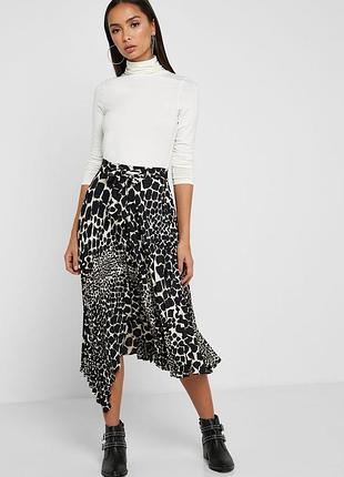 Брендовая юбка плиссе topshop (англия) р.uk 8 - на р. 44 s