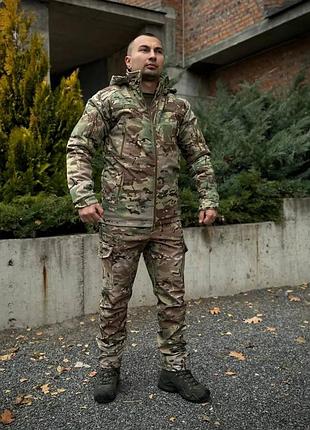Костюм soft shell + omni heat apex 5.0 до -35 мультикам