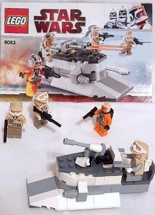 Конструктор star wars rebel trooper battle pack – набор 2010 года, 4 минифигурки, оригинал 8083
