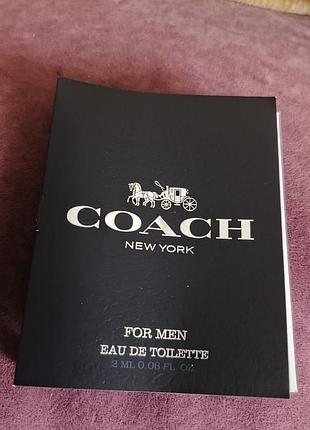 Coach for men
туалетна вода (пробник)