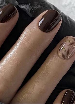 Шоколадний манікюр «quiet luxury» 🍫✨