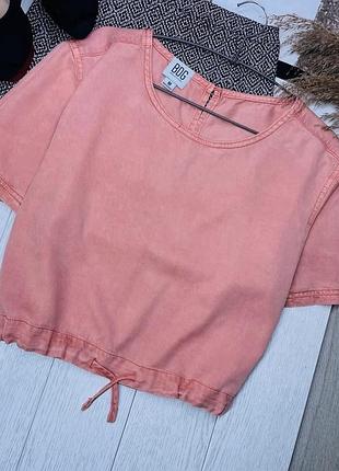 Нова літня футболка urban outfitters m жіноча футболка з ліоцеллу футболка оверсайз з куліскою