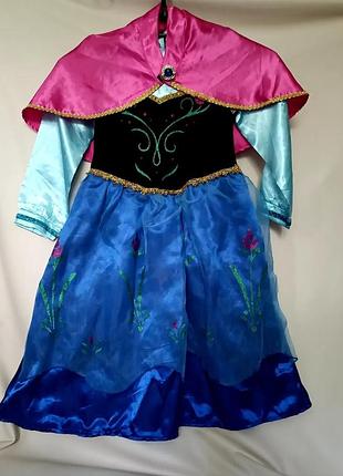 Новогоднее, карнавальное платье принцесса ана frozen ельза