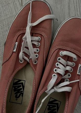 Кеди vans п дрового персикового/рожевого кольору