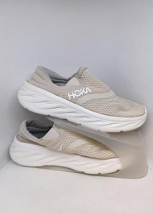 Продаються кросівки сліпони  чоловічі hoka ora recovery shoe 2 у кольорі "oat milk / white", (1119398 оht) оригінал, в ідеальному стані