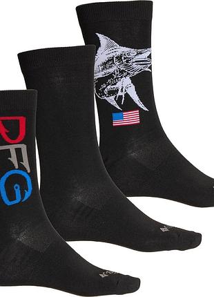 Набір шкарпеток columbia sportswear pfg crew (3 пари). оригінал. з сша. нові